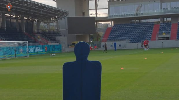 Portugal's last training session before France clash